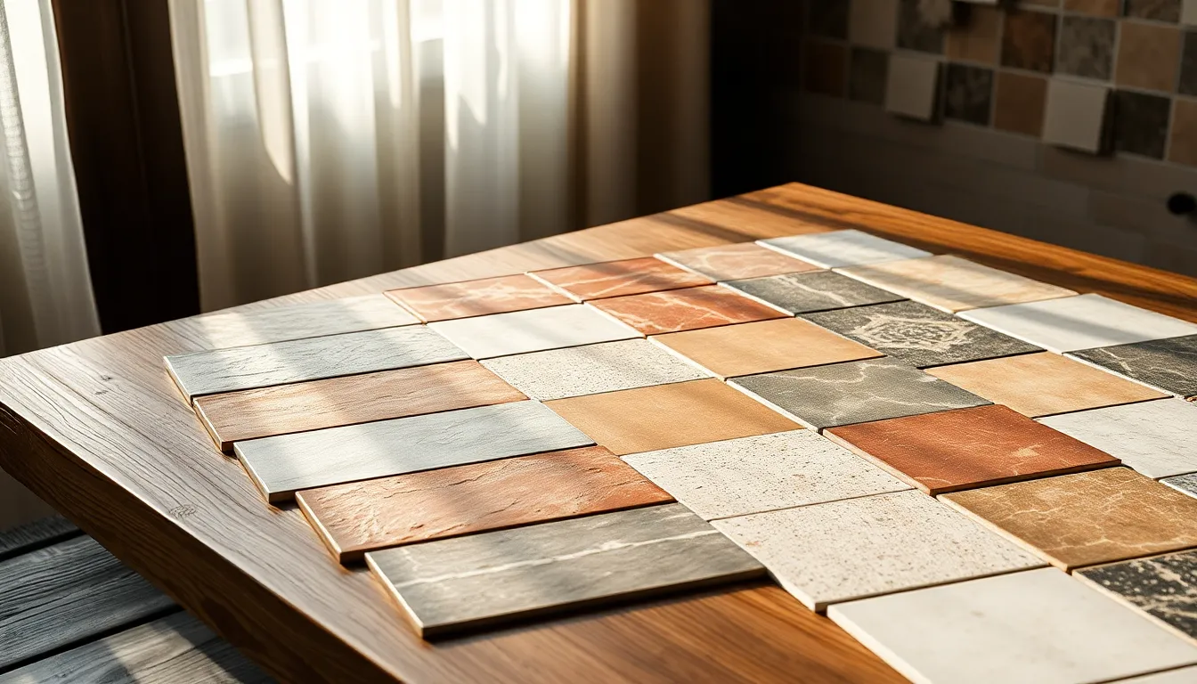 주방 타일 시공 예시