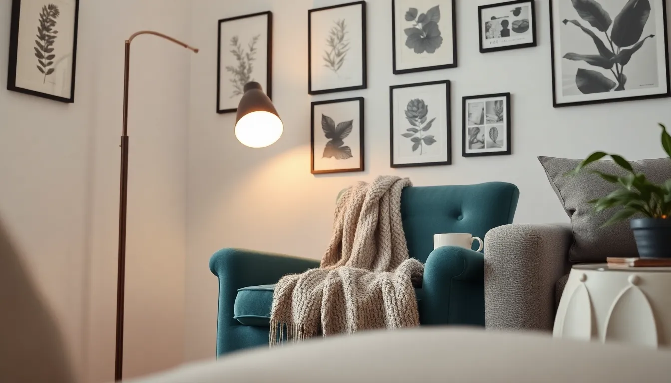 아늑한 거실 인테리어