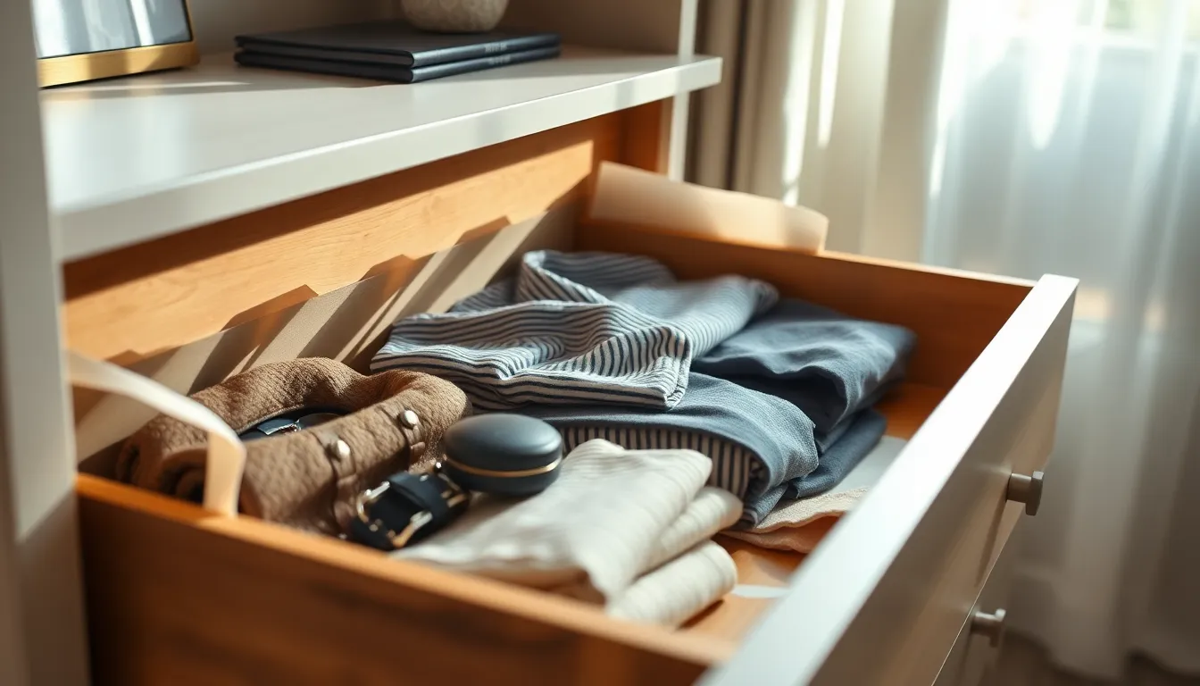 드레스룸 정리 예시