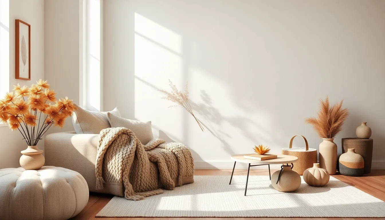 가을 인테리어 예시