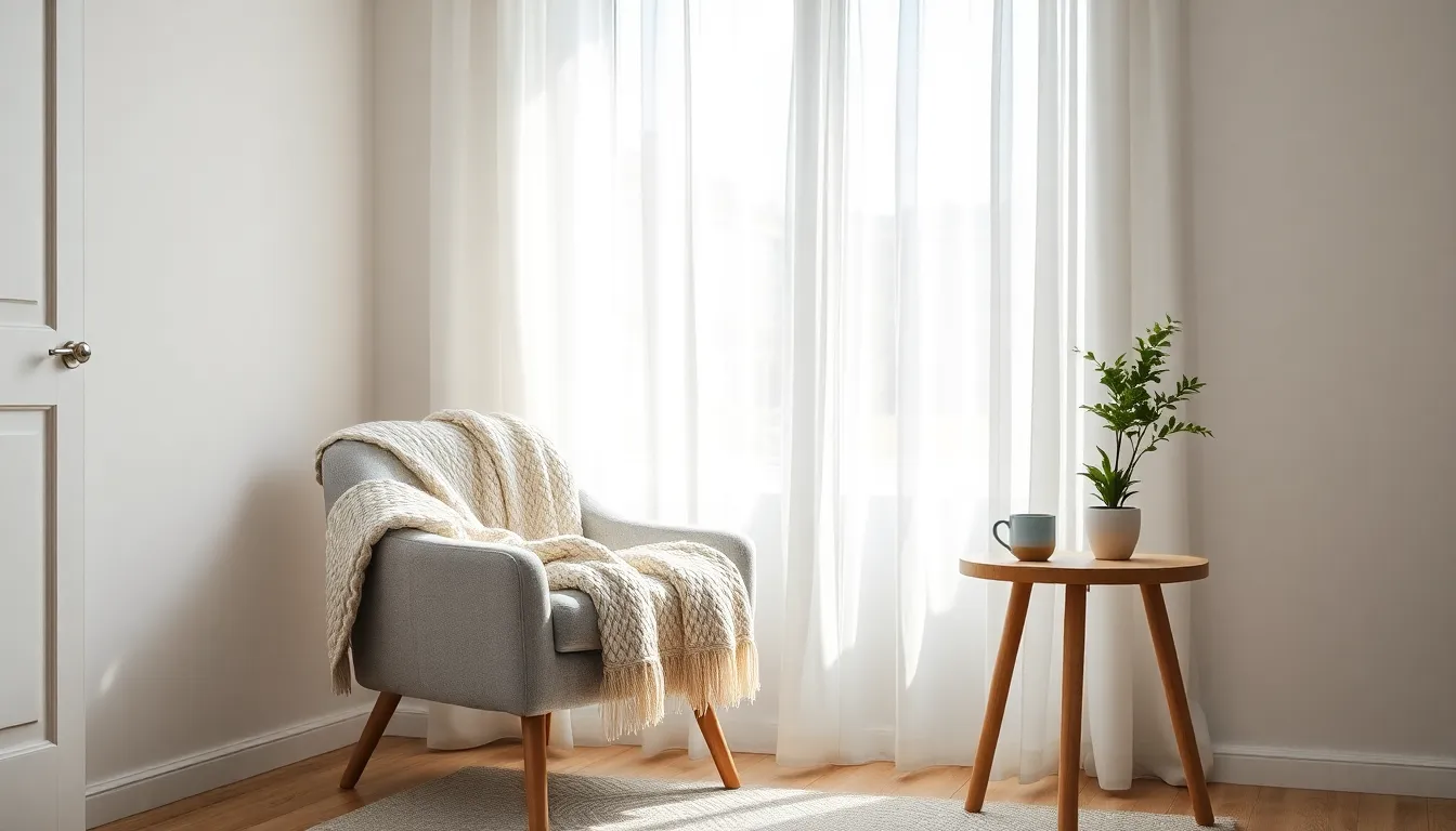 북유럽 감성 인테리어 예시 이미지