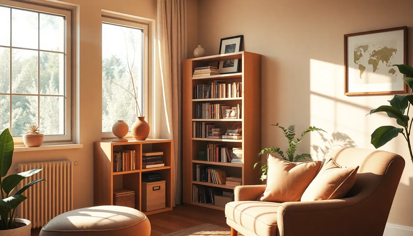 아름답게 꾸며진 거실 공간