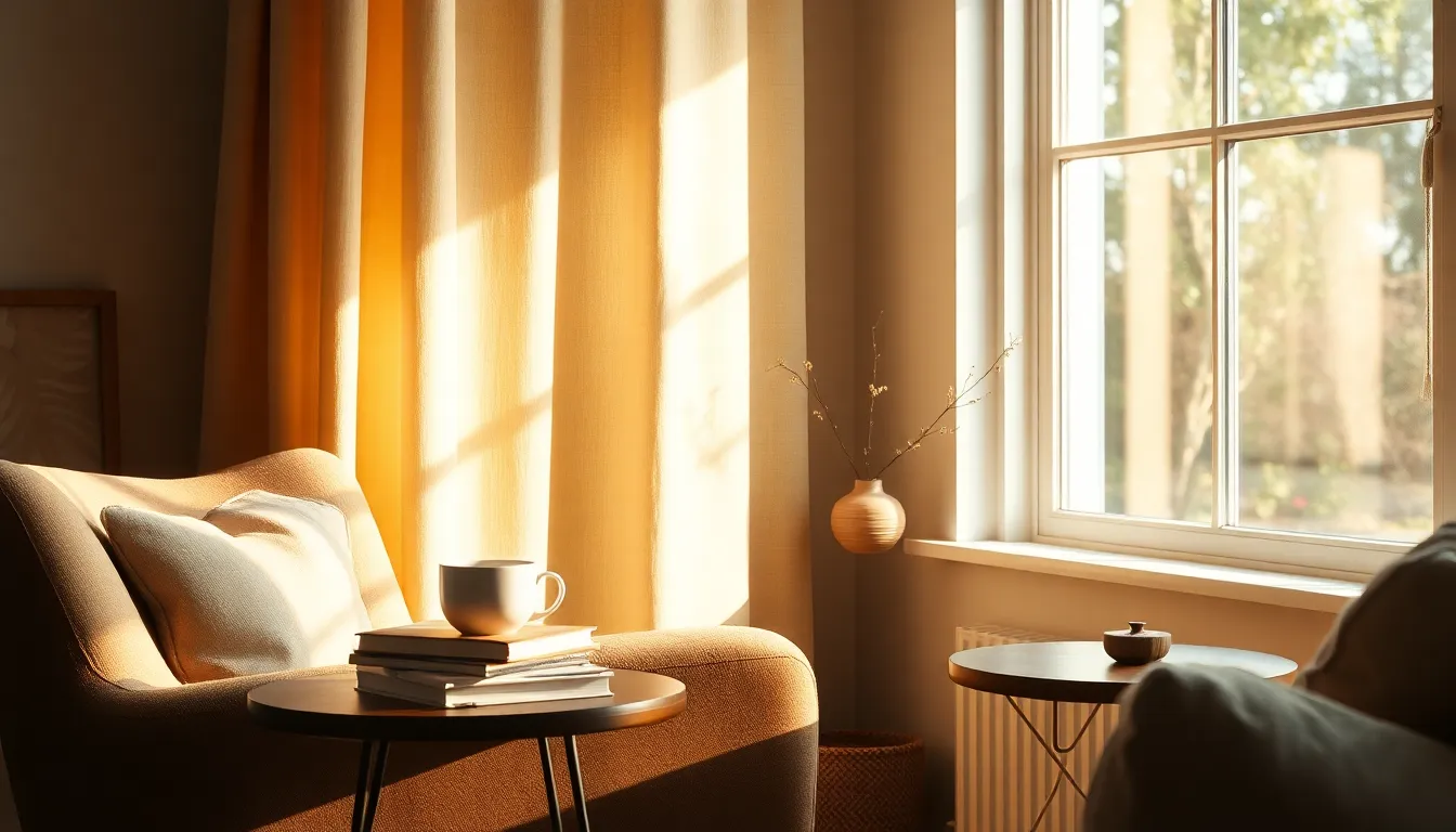 감성적인 인테리어로 꾸며진 거실