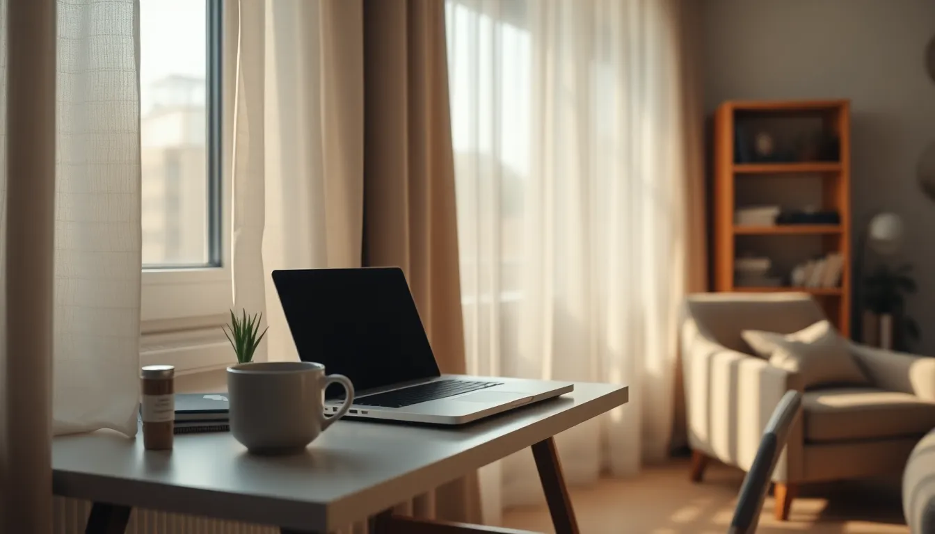 깔끔하게 꾸며진 원룸 인테리어 예시