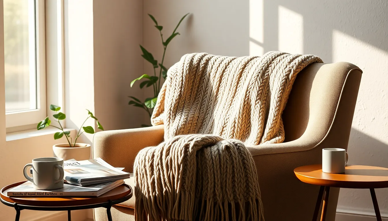 감성적인 인테리어 소품과 따뜻한 햇살이 비치는 공간 사진