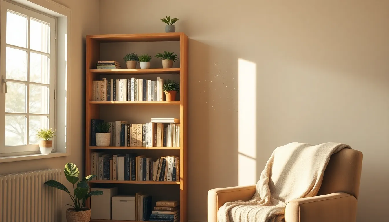 깔끔하게 정리된 방의 모습