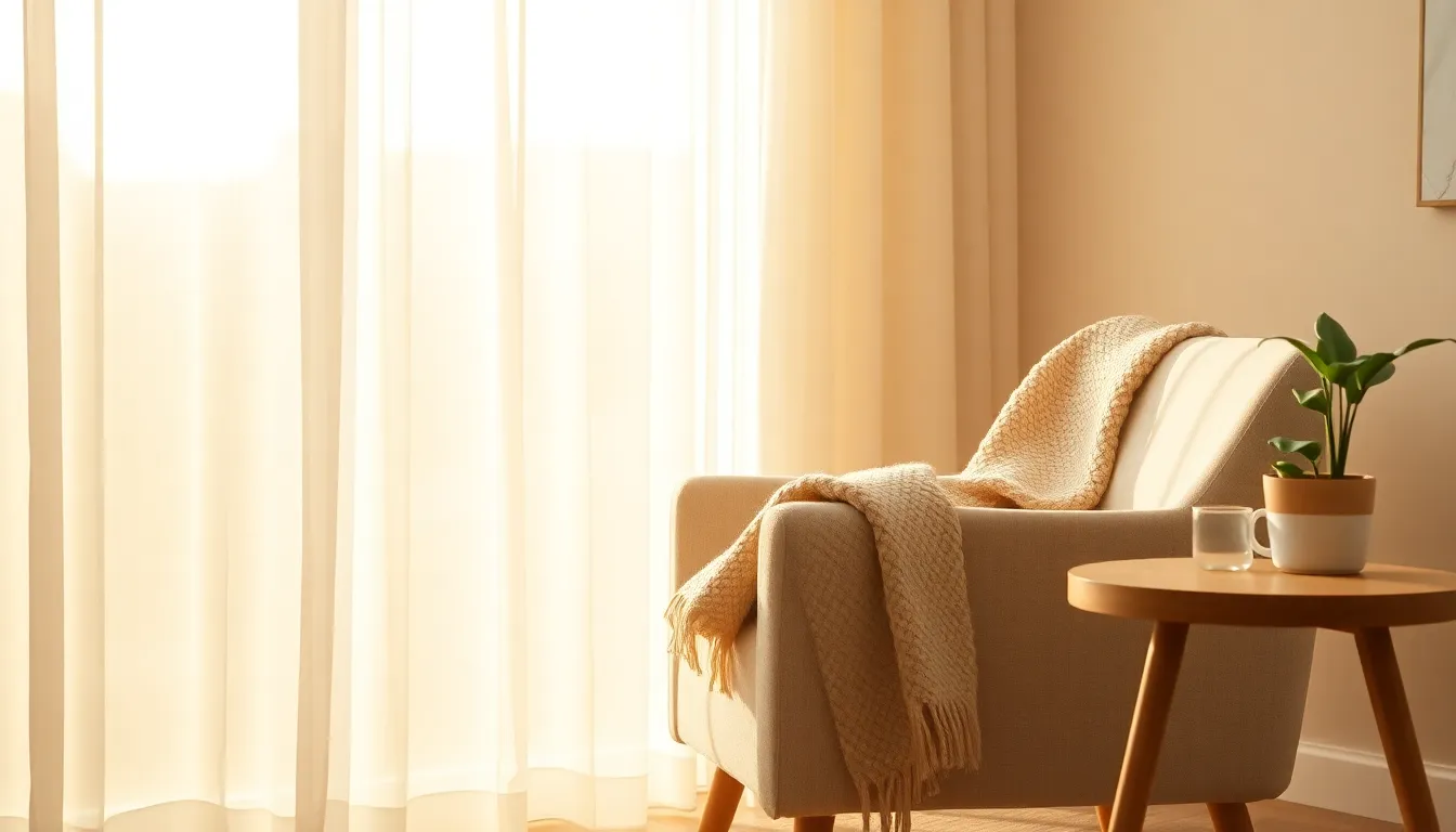 따뜻하고 아늑한 거실 인테리어