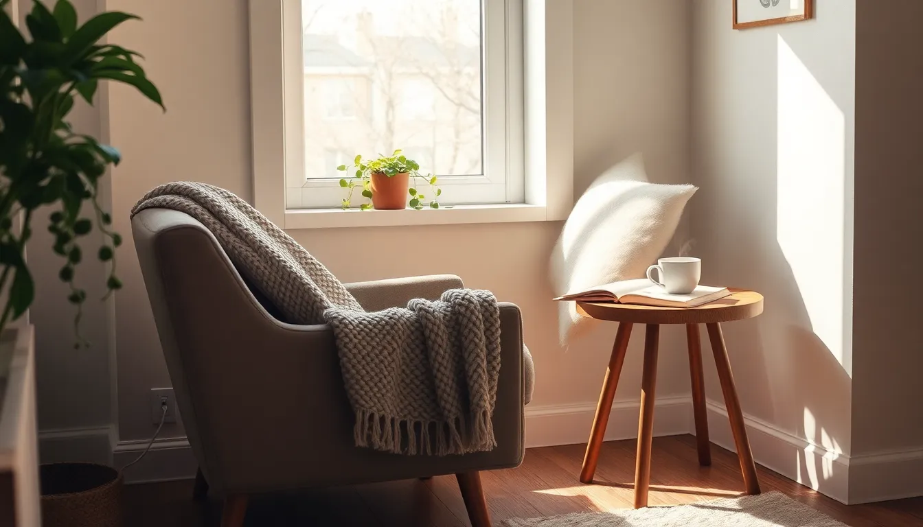 감성적인 자취방 조명 인테리어 예시