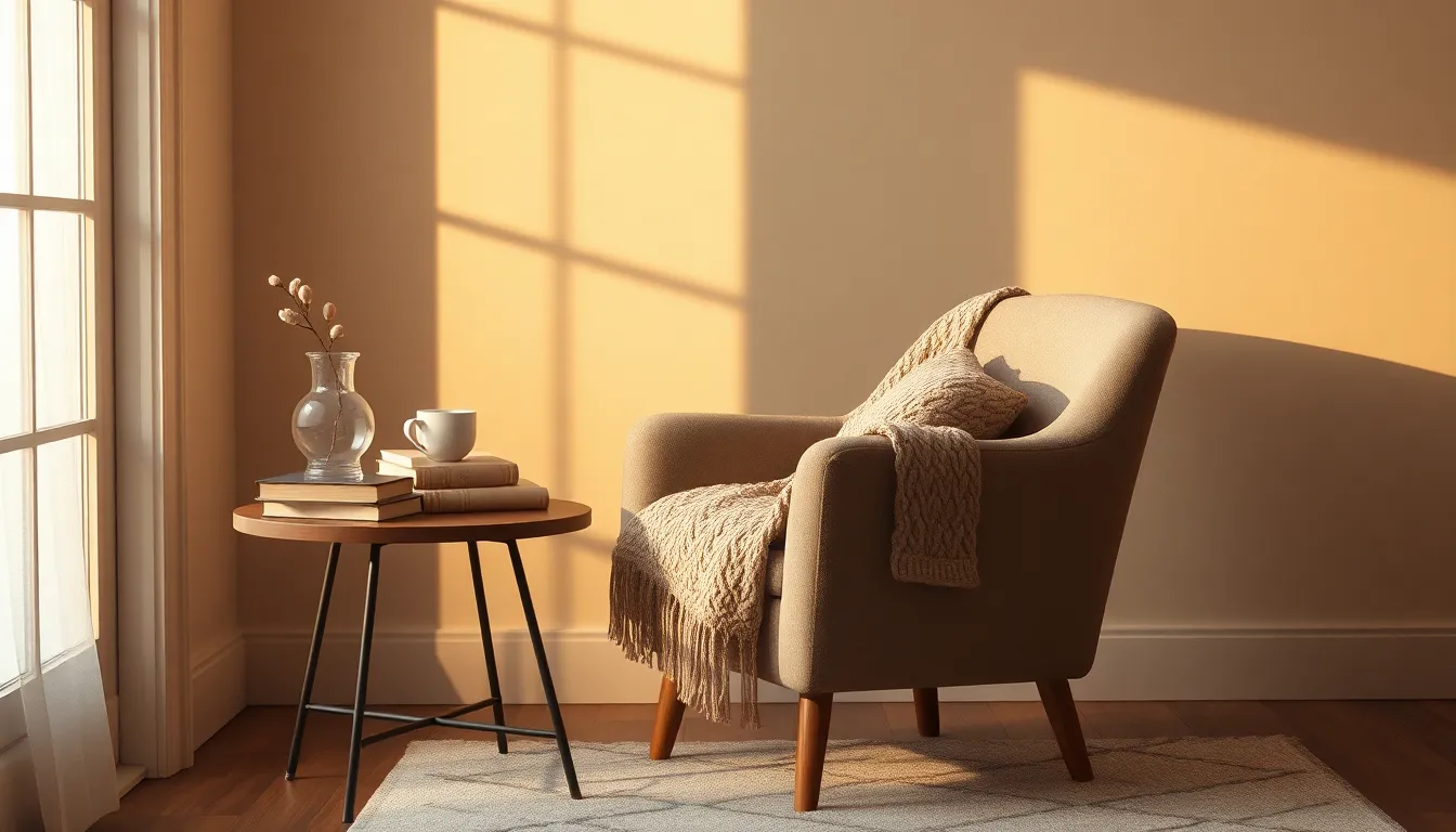 감성적인 인테리어 소품과 식물로 꾸며진 아늑한 방