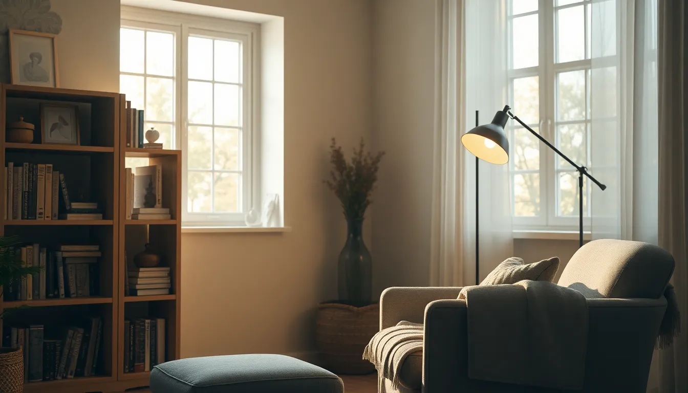 푸른 식물과 함께하는 감성적인 인테리어 공간