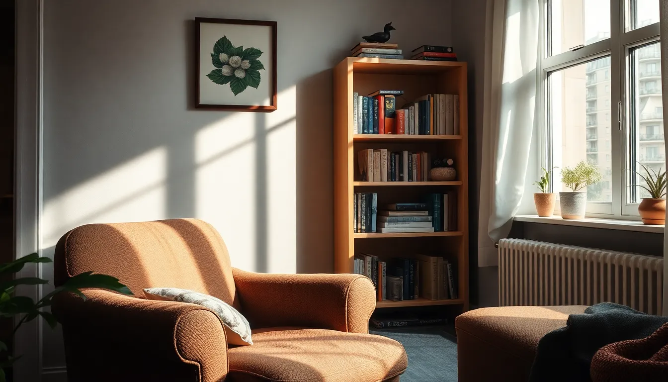 아늑한 분위기의 거실 인테리어