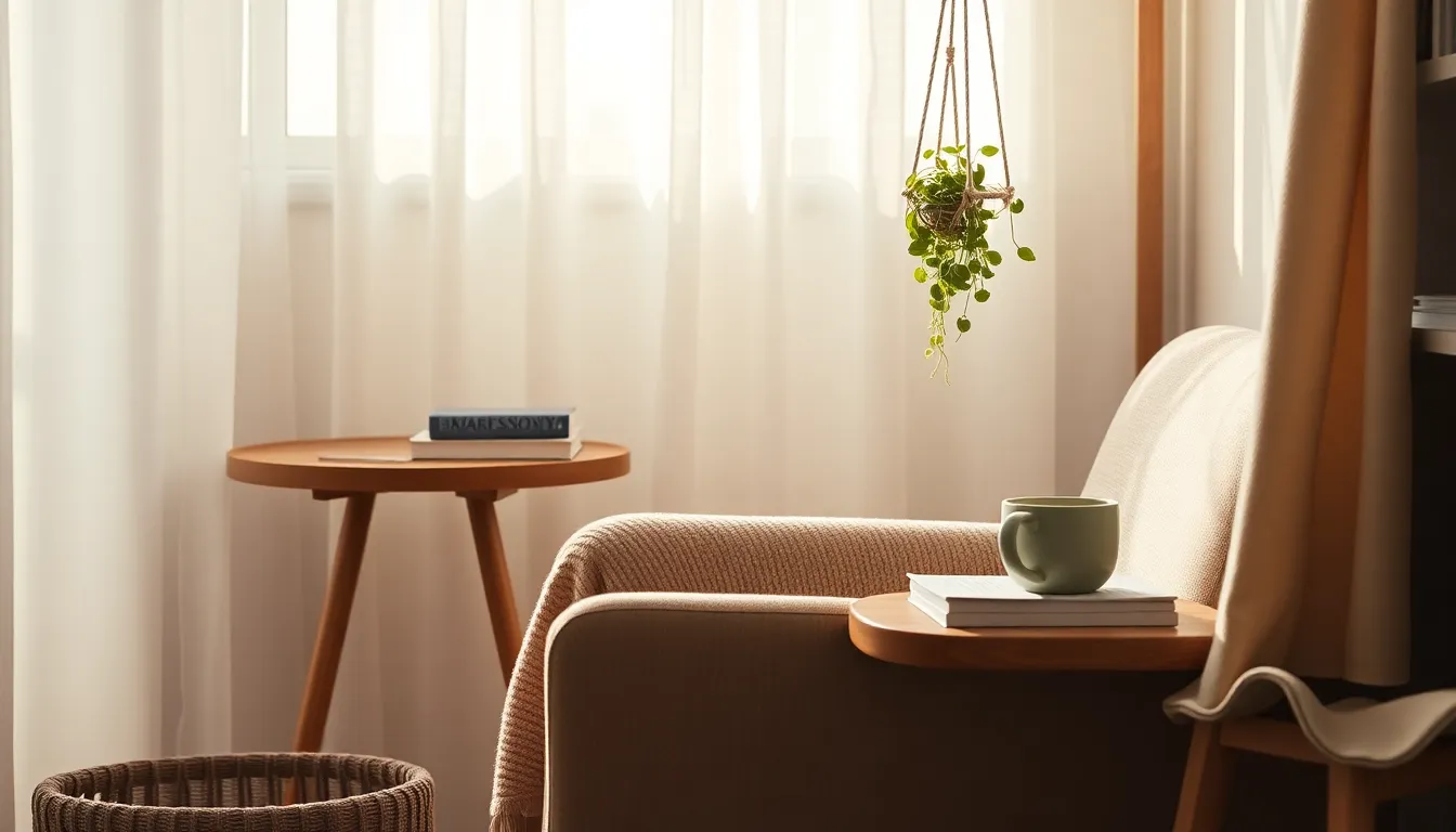 미니멀하고 깔끔하게 정리된 원룸 인테리어