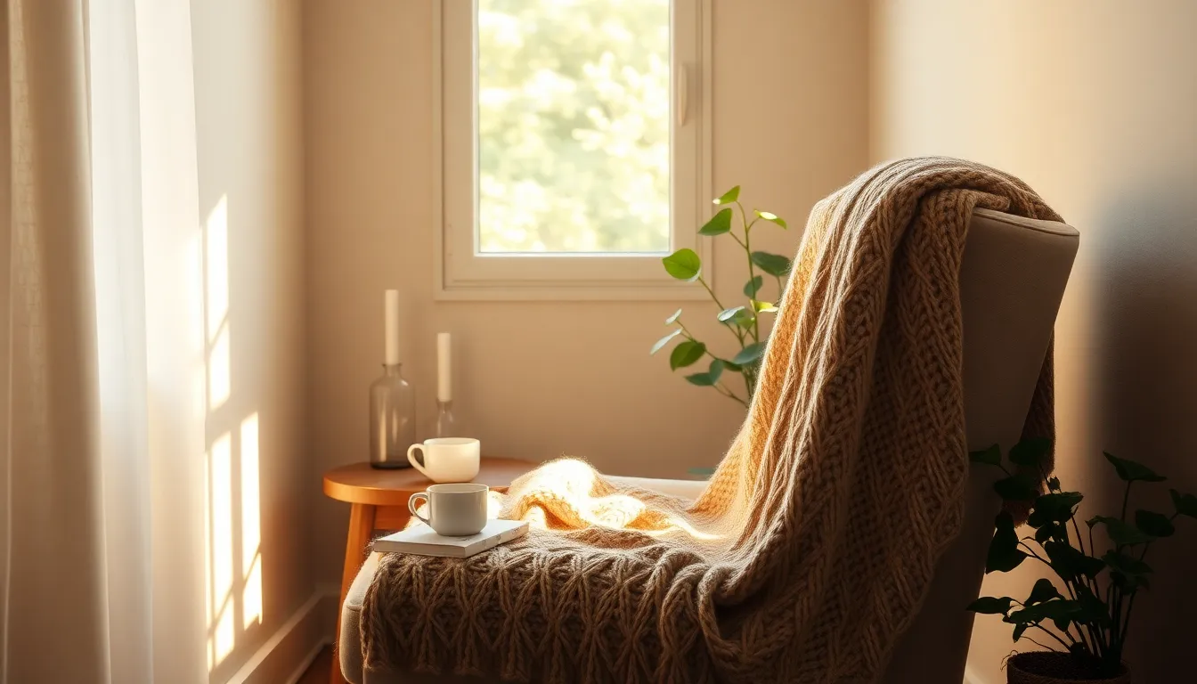 아늑한 거실 공간 인테리어