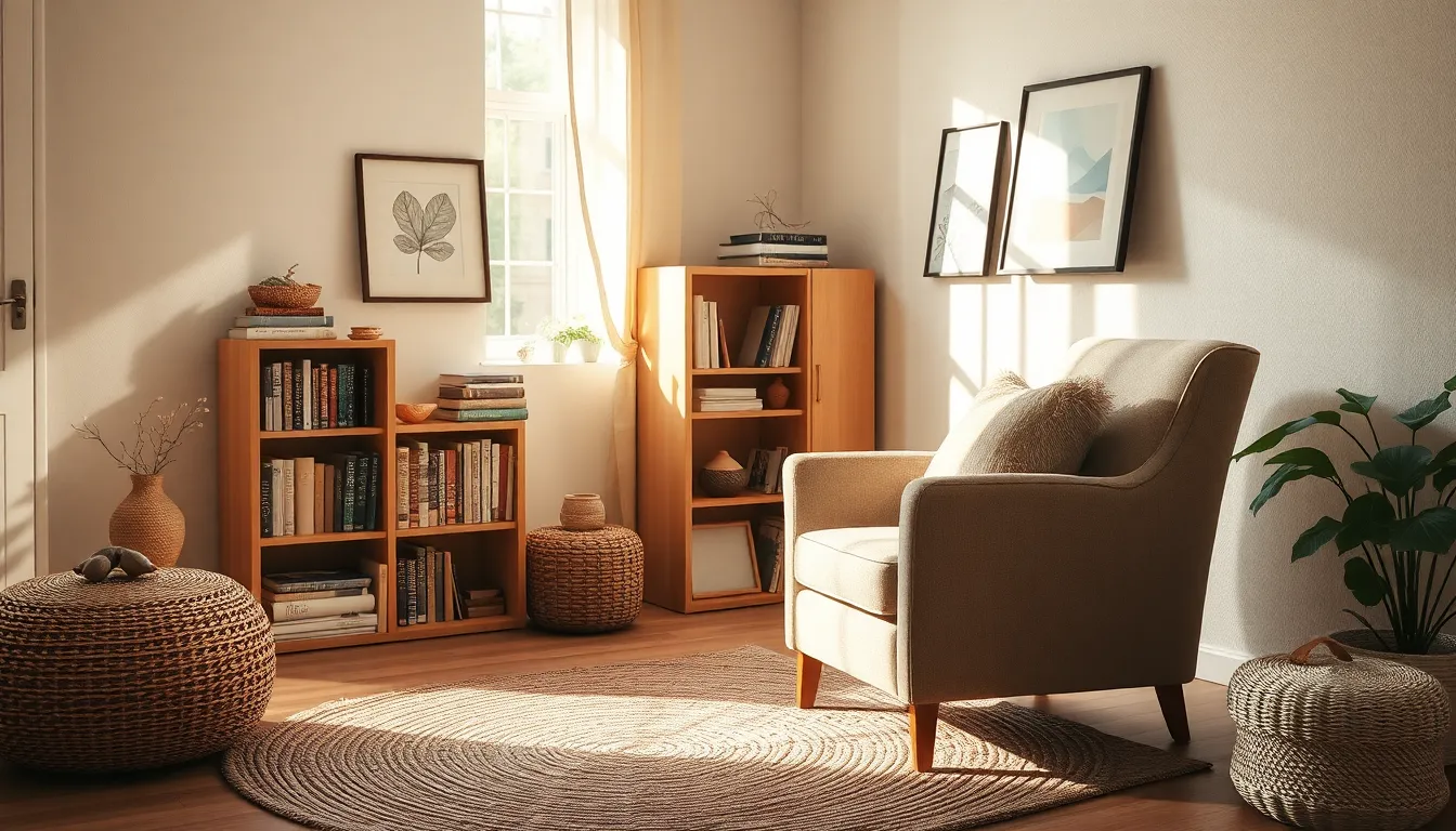 다양한 인테리어 스타일이 어우러진 아늑한 거실